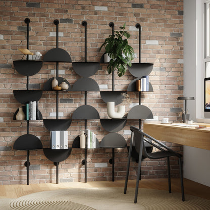 Adjustable Standing Shelf – Modular Floor Storage Rack with Removable Shelves for Living Room, Bedroom & Office