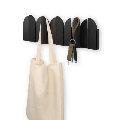 Rustic Western-Style Coat & Hat Rack, Vintage Cast Iron Wall Hooks for Entryway, Mudroom & Cabin