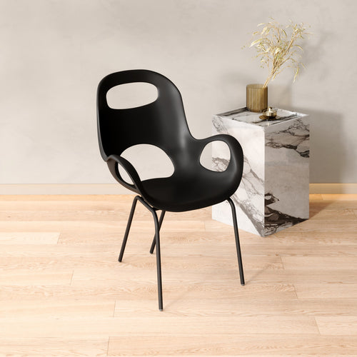 Modern Ergonomic Accent Chair with Curved Backrest, Comfy Upholstered Lounge Armchair for Living Room, Bedroom & Office
