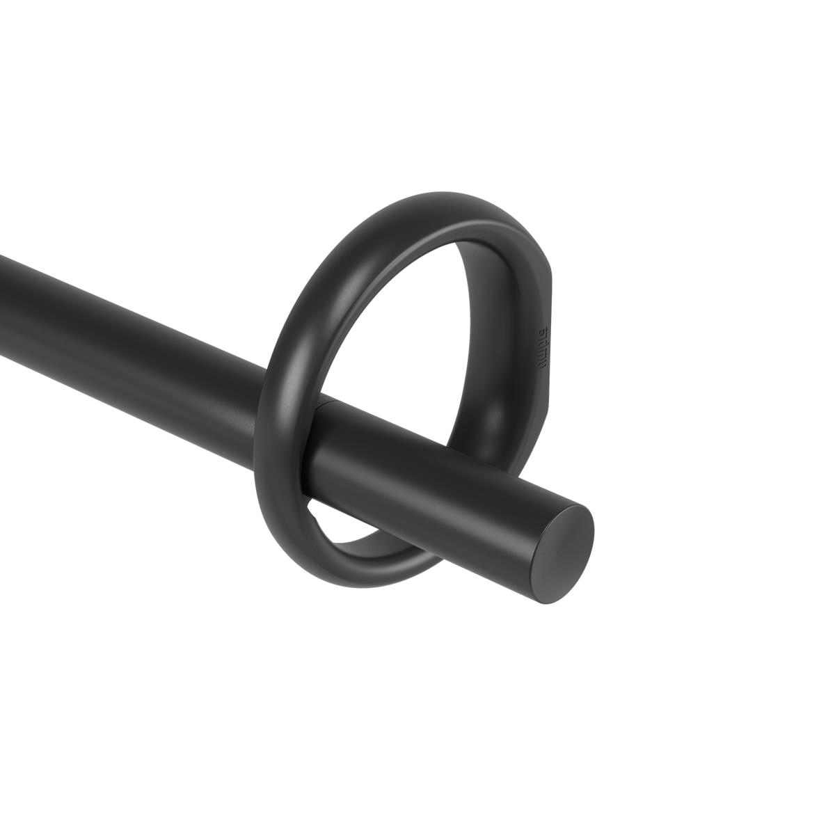 Ringlet Curtain Rod – Vintage Ringed Window Curtain Pole with Decorative Finials, Adjustable Heavy Duty Drapery Rod for Living Room & Bedroom