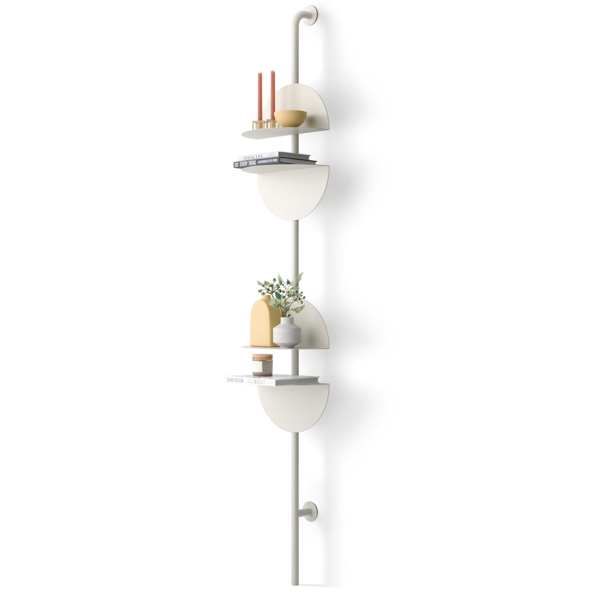 Adjustable Standing Shelf – Modular Floor Storage Rack with Removable Shelves for Living Room, Bedroom & Office
