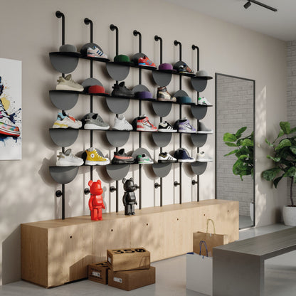 Adjustable Standing Shelf – Modular Floor Storage Rack with Removable Shelves for Living Room, Bedroom & Office