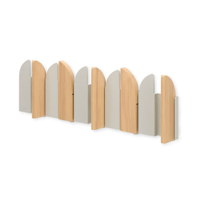 Rustic Western-Style Coat & Hat Rack, Vintage Cast Iron Wall Hooks for Entryway, Mudroom & Cabin