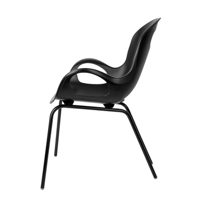 Modern Ergonomic Accent Chair with Curved Backrest, Comfy Upholstered Lounge Armchair for Living Room, Bedroom & Office