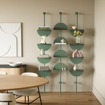 Adjustable Standing Shelf – Modular Floor Storage Rack with Removable Shelves for Living Room, Bedroom & Office