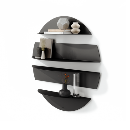 Wall Shelves – Modern Floating Wall Shelf Set for Living Room, Bedroom, Bathroom & Office Storage
