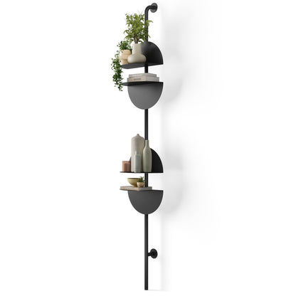 Adjustable Standing Shelf – Modular Floor Storage Rack with Removable Shelves for Living Room, Bedroom & Office