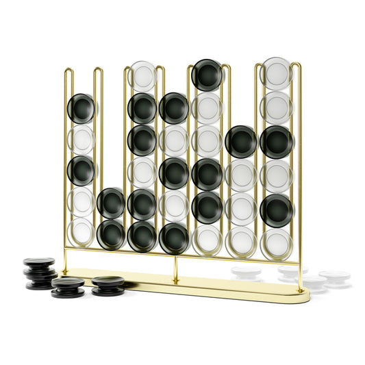 Stax 4 in a Row – Classic Connect Game for Kids & Family, Travel-Friendly Strategy Board Game